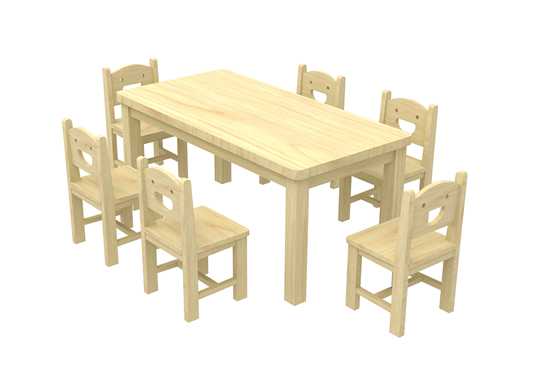 定制学校实木课桌椅单人多人学习桌幼儿园课桌椅实木多功能学习桌