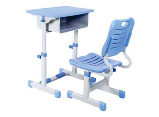 HL-A2013 塑钢旋钮式升降课桌椅
