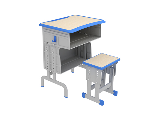 中小学生学习桌批发学校培训可升降定制课桌椅